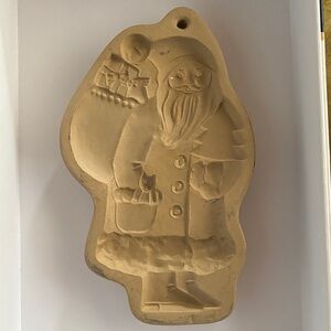 Santa Claus Ceramic Baking Mold